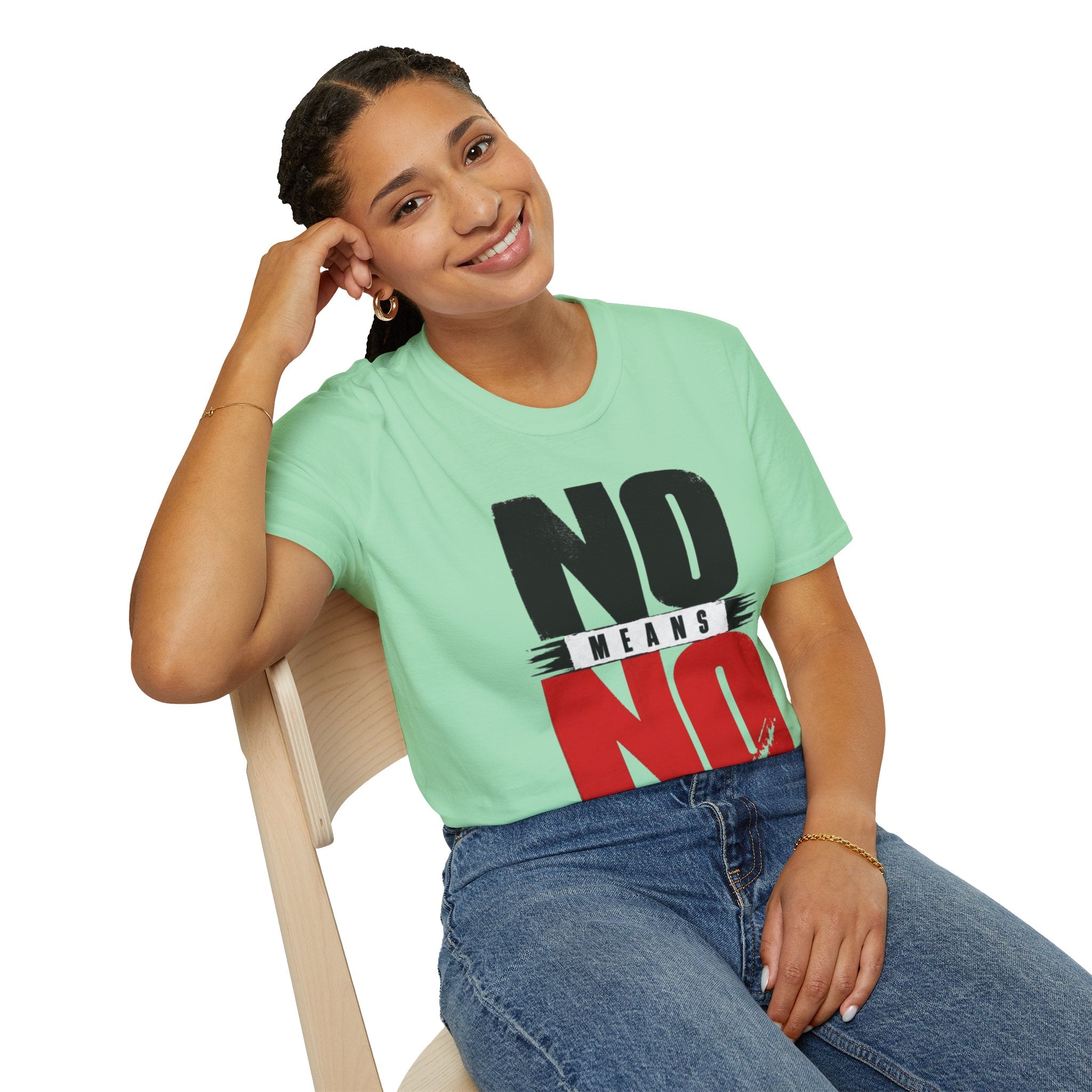 NO Means NO T-Shirt — Consent Awareness Graphic Tee