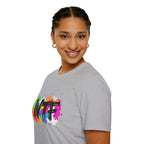 WTF Color Splash T-Shirt — Bold Rainbow Graphic Tee
