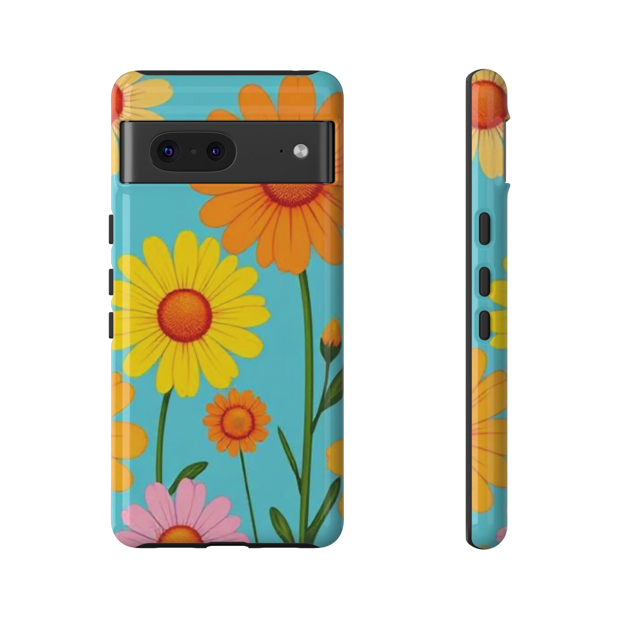 Floral Daisy Tough Case for Android