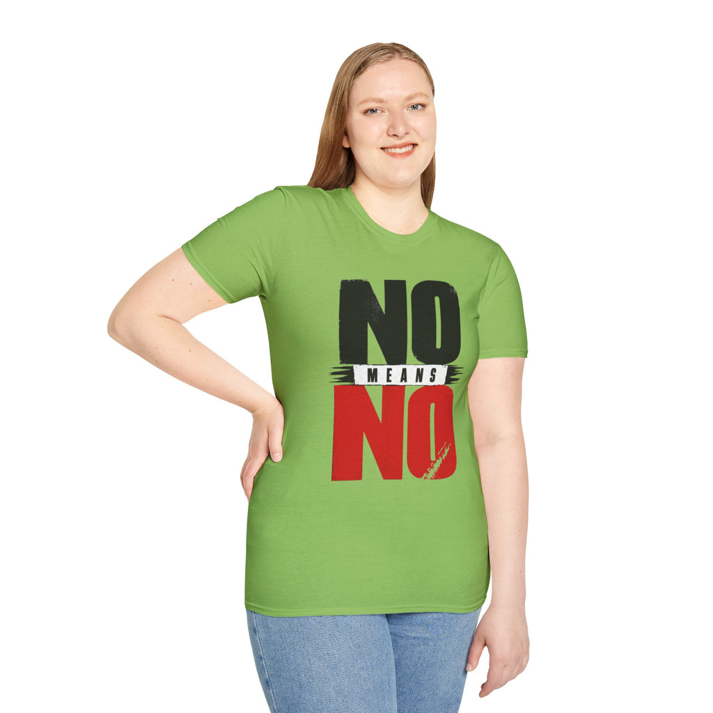 NO Means NO T-Shirt — Consent Awareness Graphic Tee