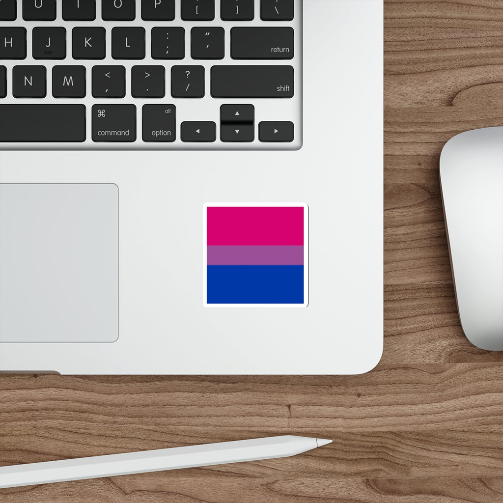 Die-Cut Stickers - Bisexual Pride Flag