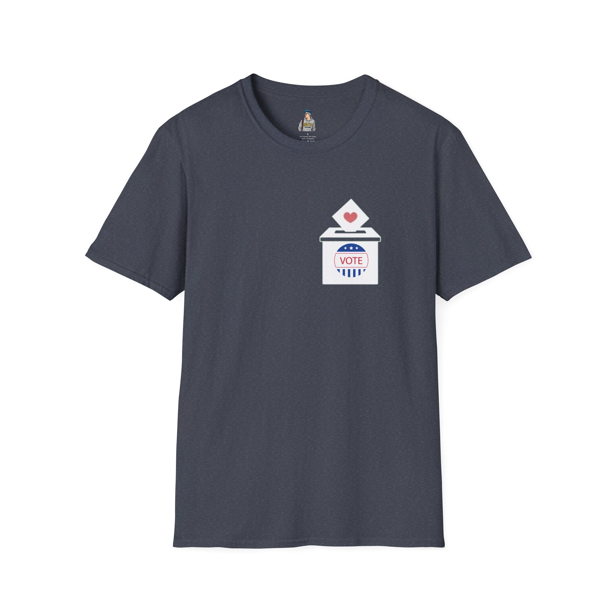 Vote with Your Heart Unisex Softstyle T-Shirt