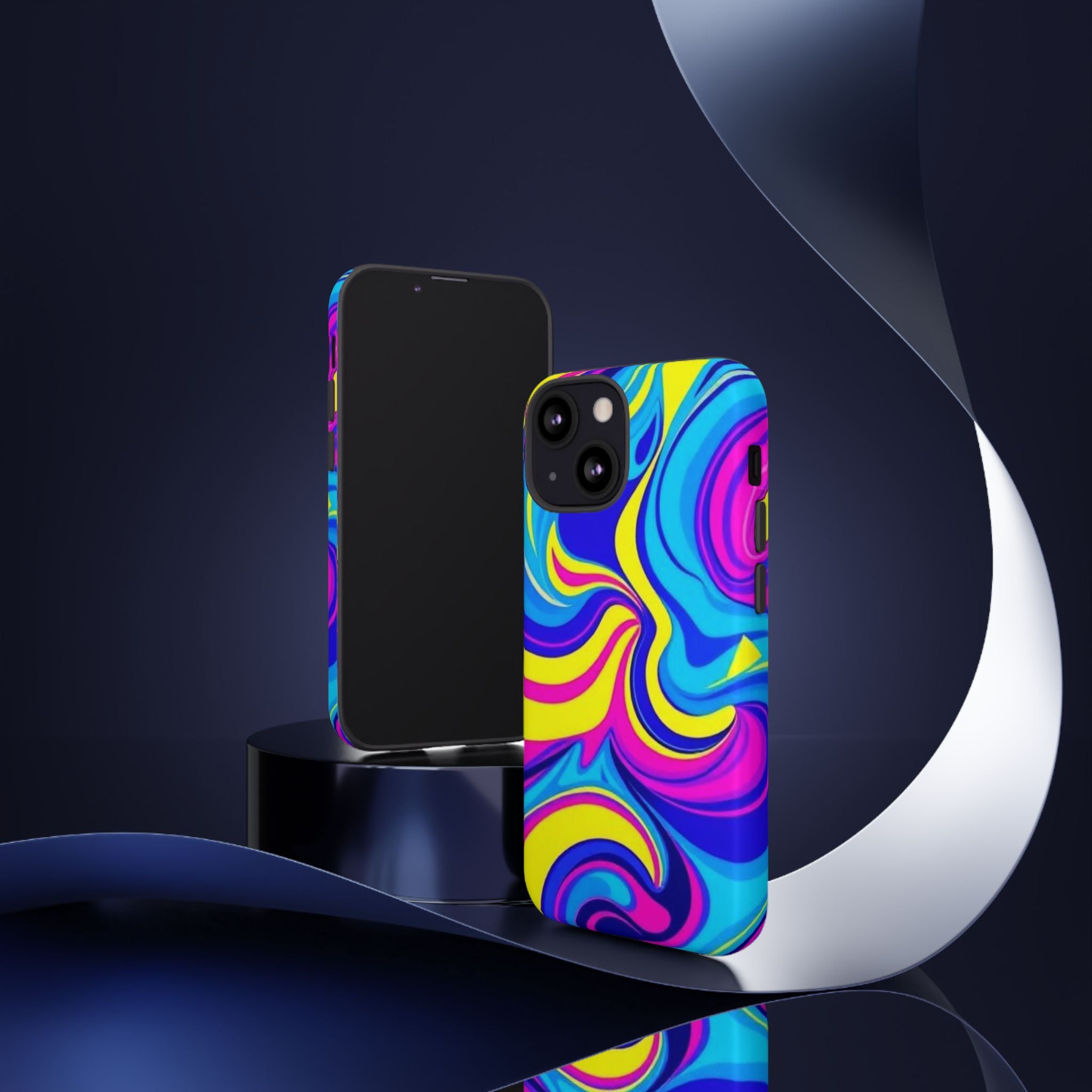 Psychedelic Swirl Tough Phone Case for iPhone