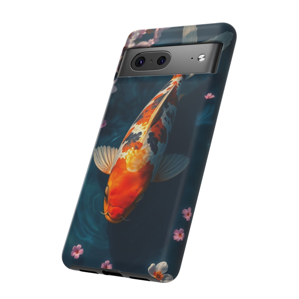Peaceful Koi Cherry Blossom Tough Cases For Android & iPhone