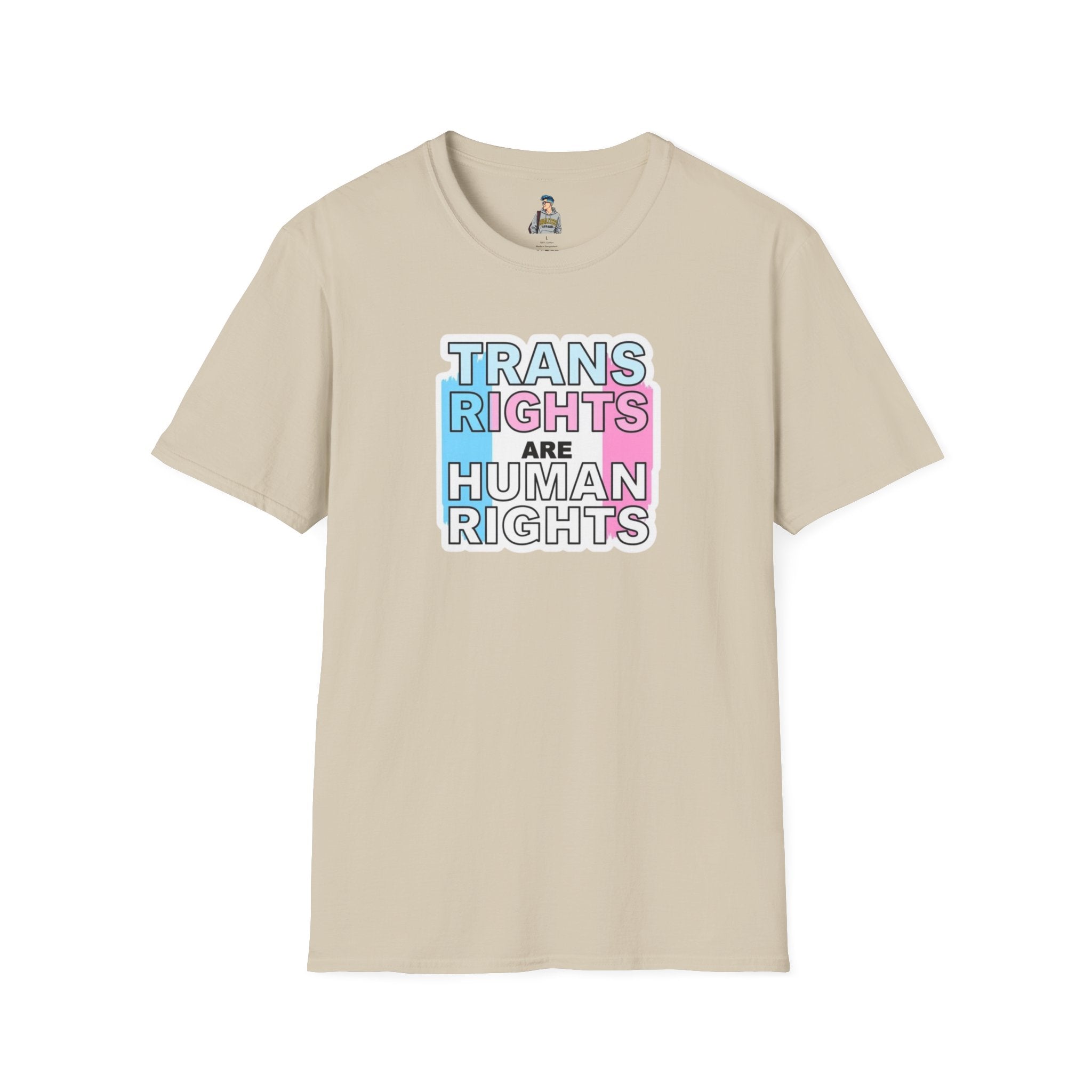 Trans Rights Unisex Softstyle T-Shirt - Support Equality & Trans Rights
