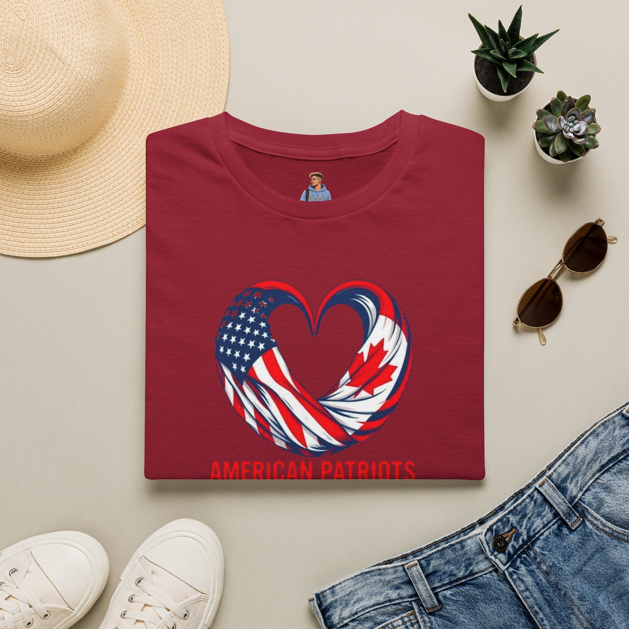 American Patriots Stand with Canada T-shirt