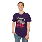 Boys Can Wear Pink T-Shirt — Bold Retro Feminist Graphic Tee