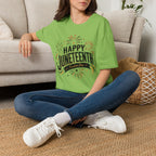 Juneteenth T-Shirt - "Happy Juneteenth" Fireworks Celebration Tee