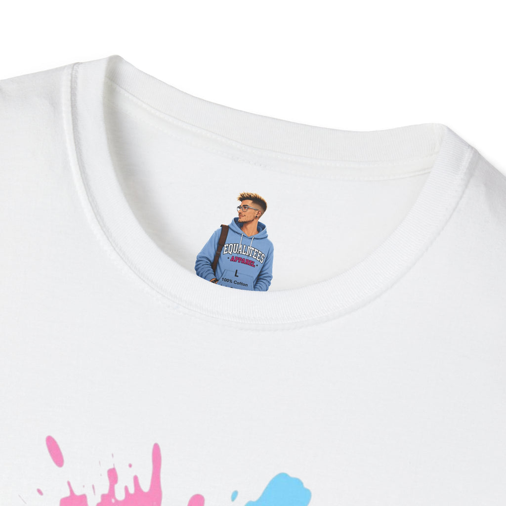 Protect Trans Kids Unisex Softstyle T-Shirt - Supportive LGBTQ+ Apparel