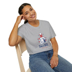 Americans Against MAGA Red Patriots Unisex Softstyle T-Shirt