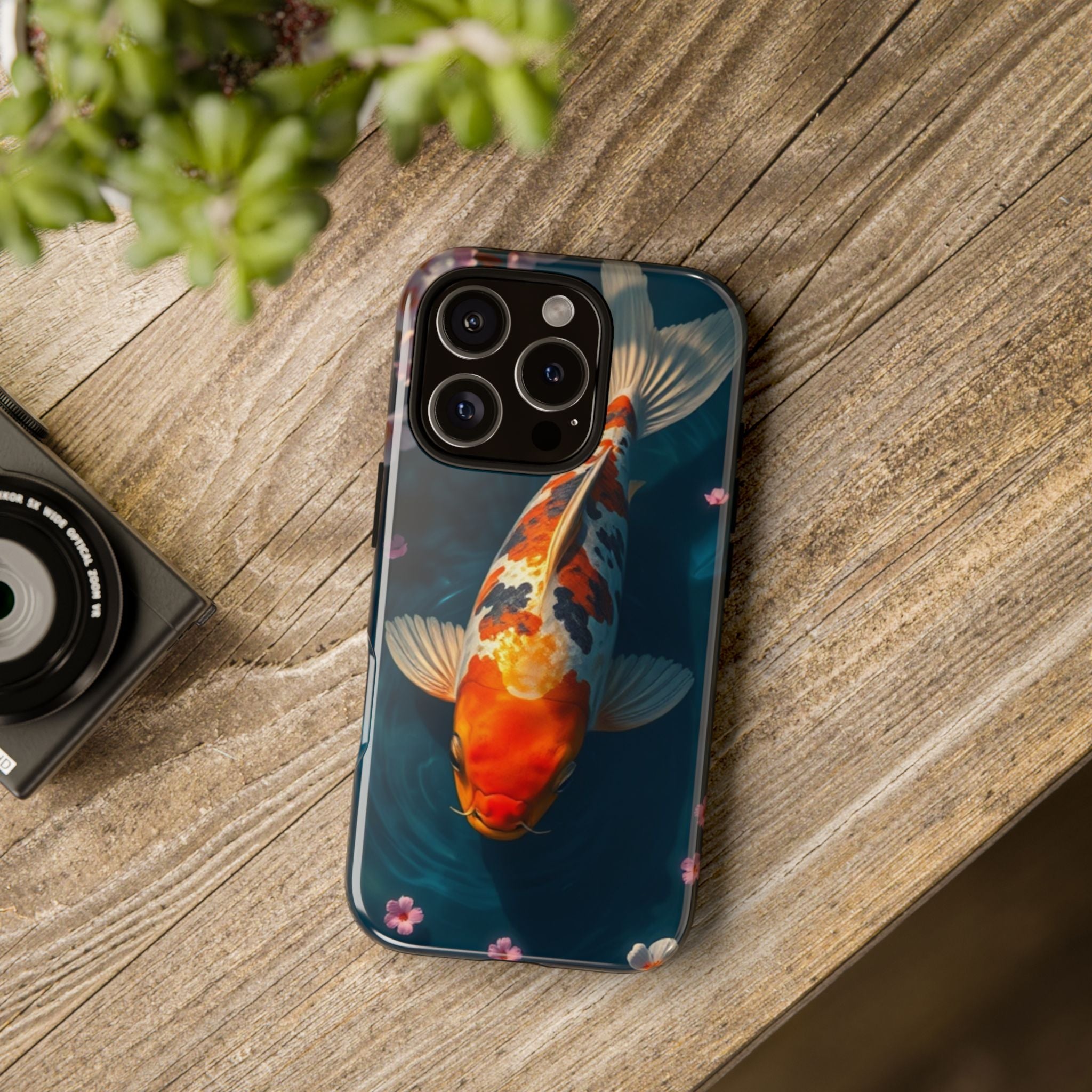 Peaceful Koi Cherry Blossom Tough Cases For Android & iPhone
