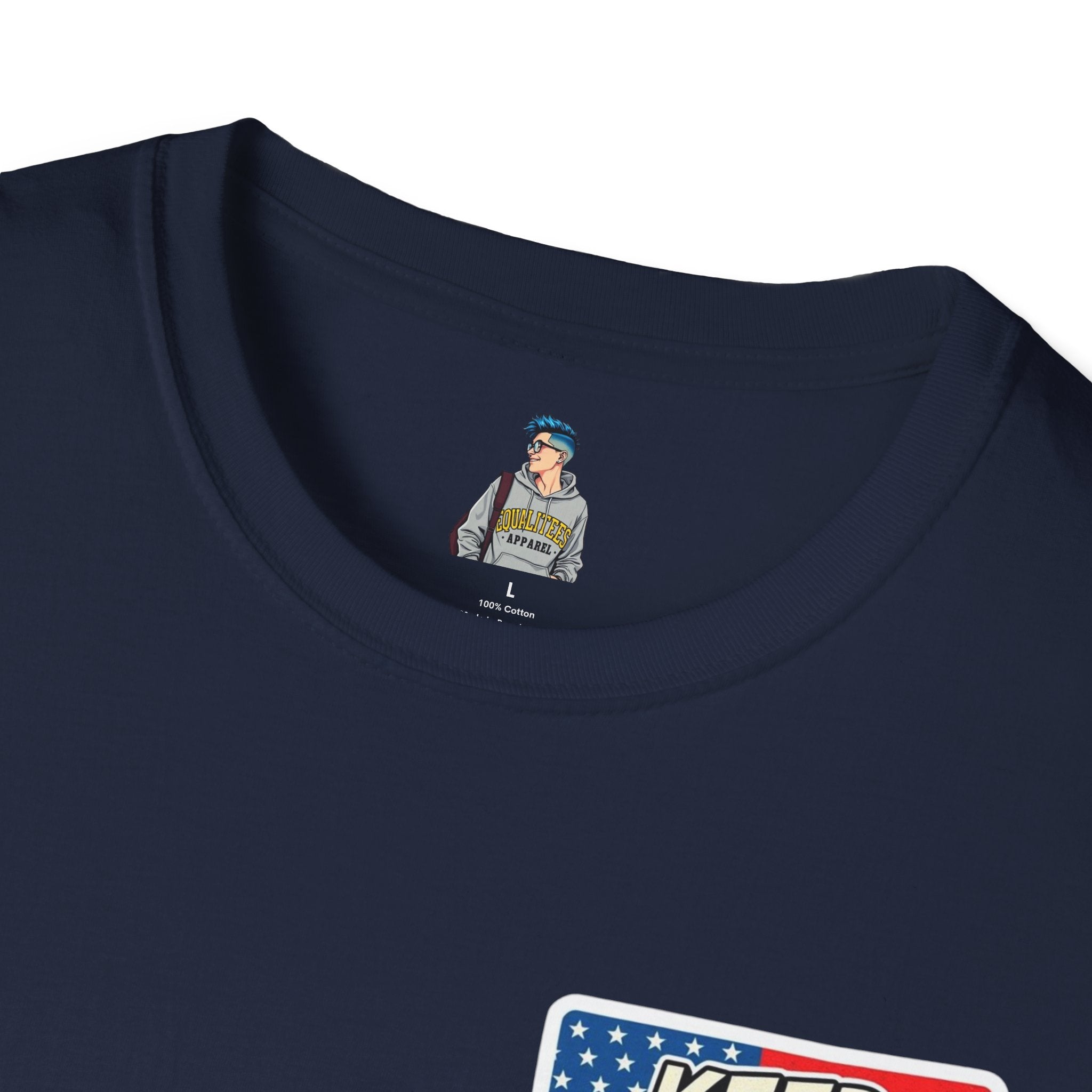 Keep Immigrants Deport Fascists Unisex Softstyle T-Shirt