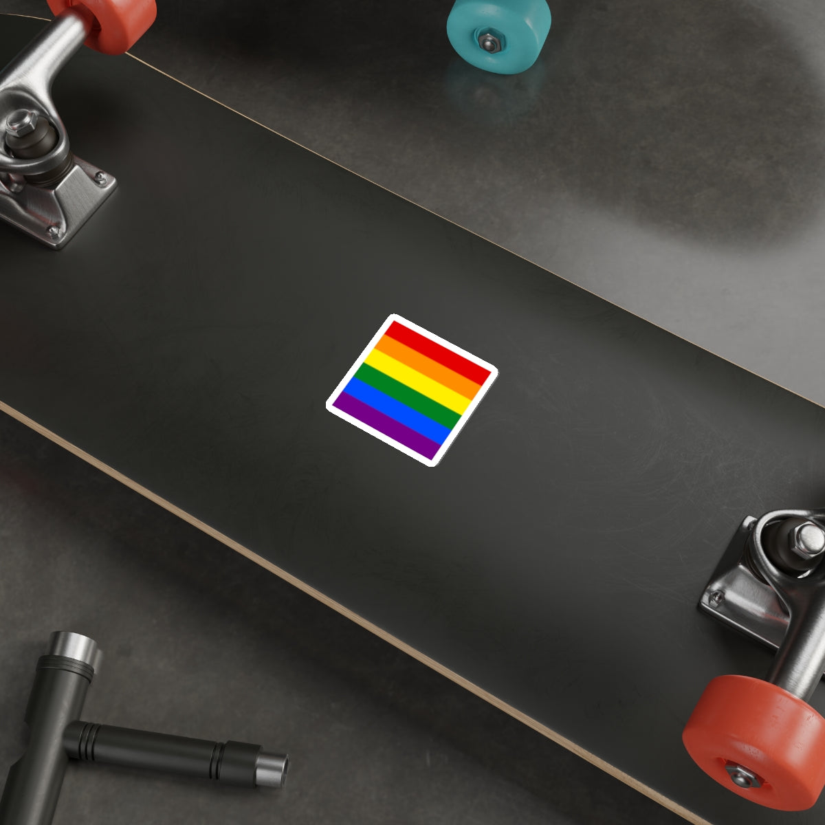 Die-Cut Stickers - Rainbow Flag