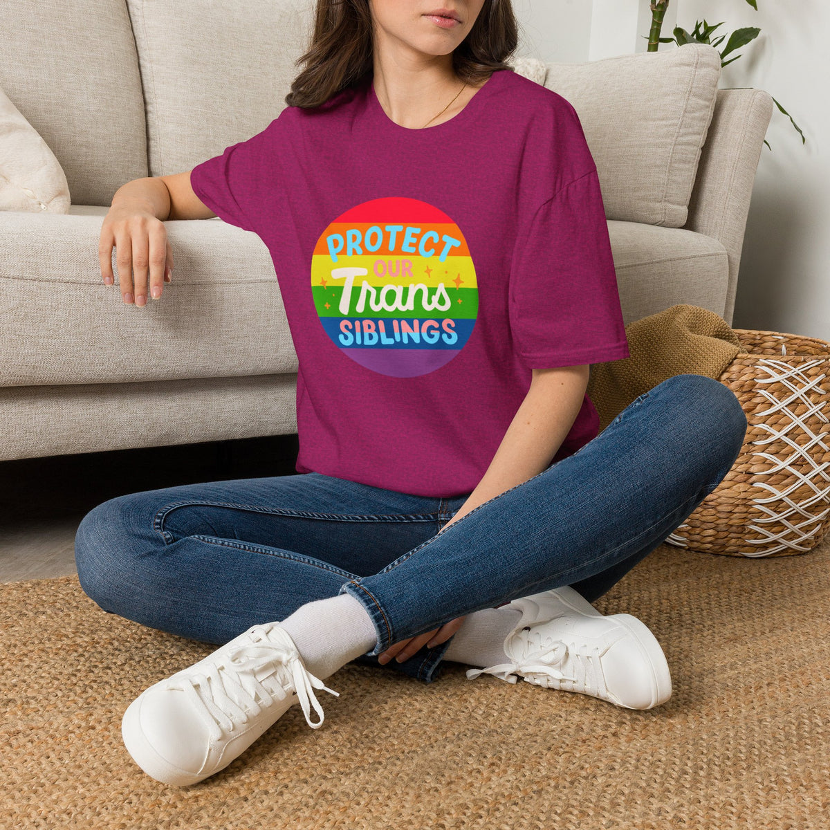 Protect Our Trans Siblings Pride Tree Las Vegas T-Shirt