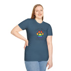 Free Bear Hugs Rainbow Paw T-Shirt