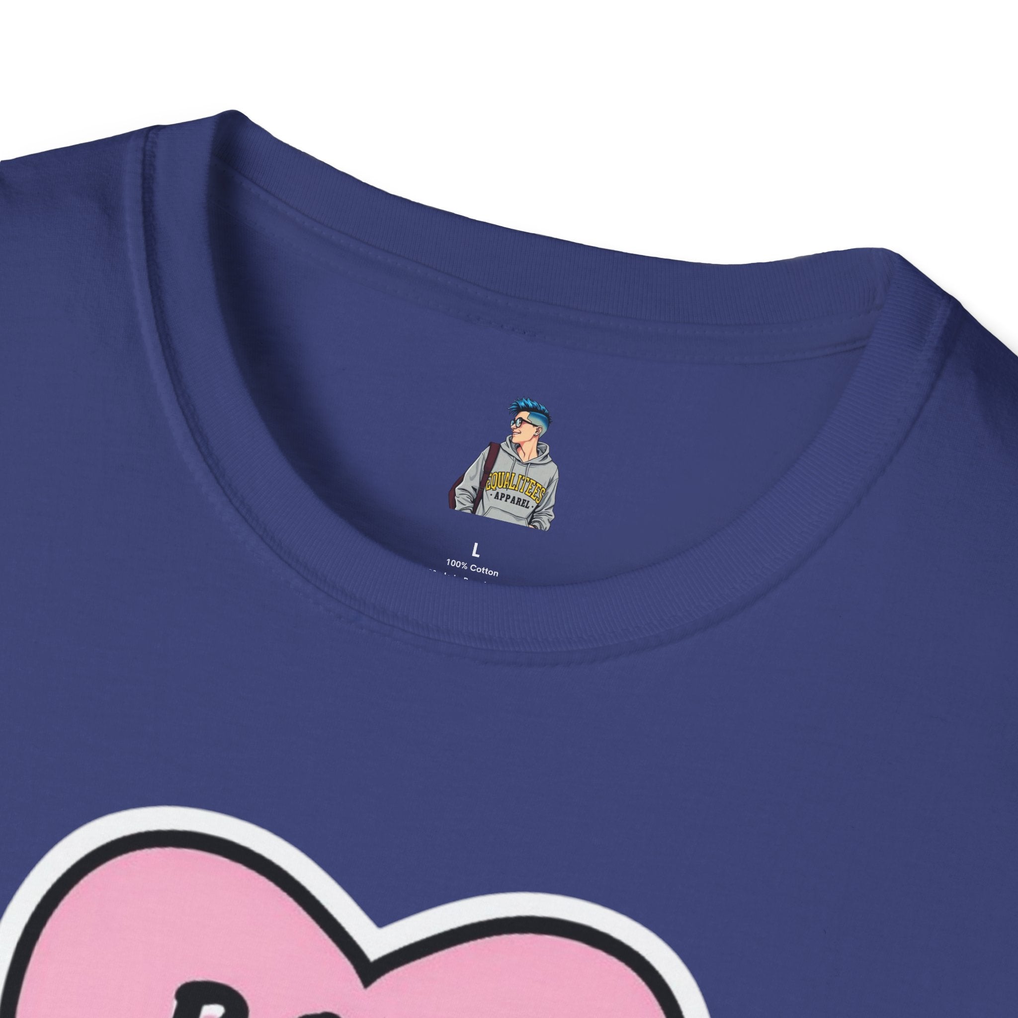 Unisex Softstyle T-Shirt - 'Boss Bitch' Heart Design - Funny Statement Tee