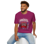 Star Spangled Awesome Graphic Tee ("Proud to Be Delusional Bootlicking Nazi Trash")