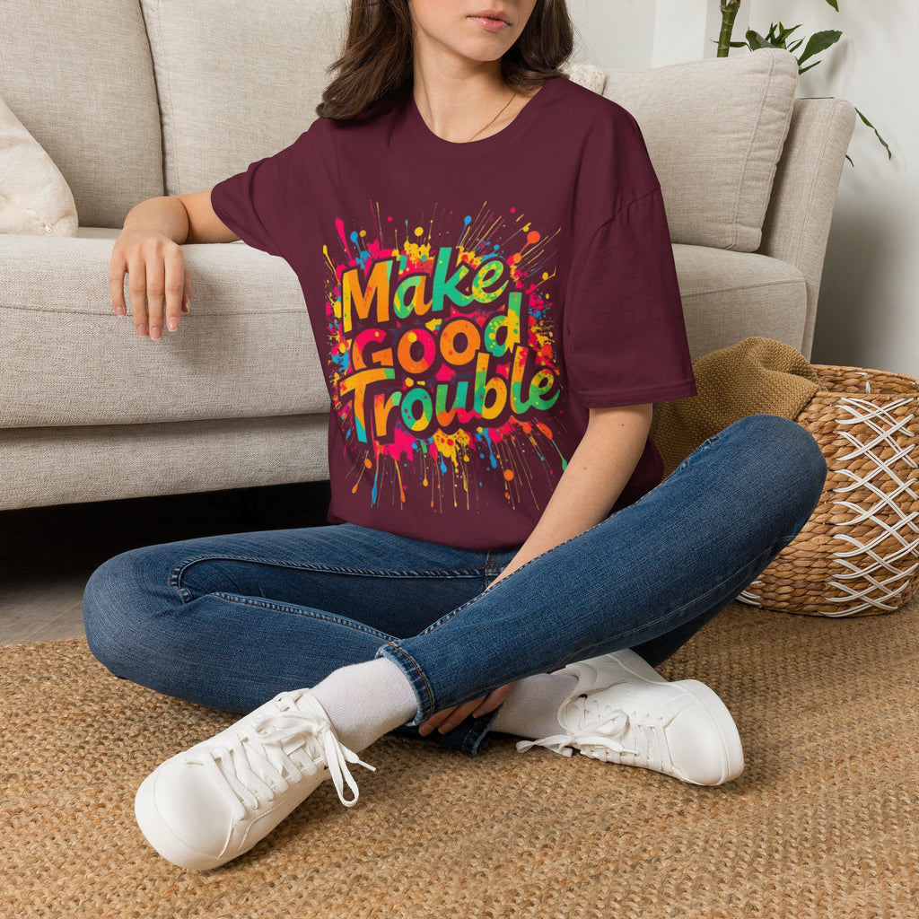 Color Splash, Make Good Trouble Tee