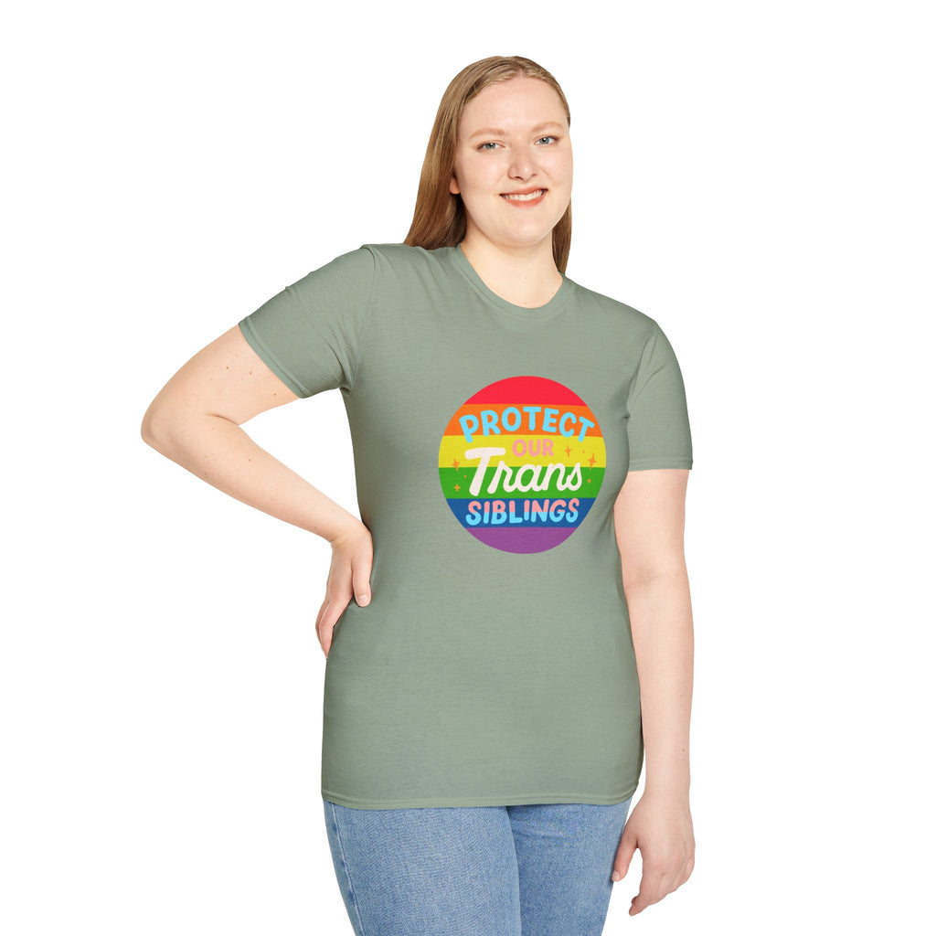 Protect Our Trans Siblings Pride Tree Las Vegas T-Shirt