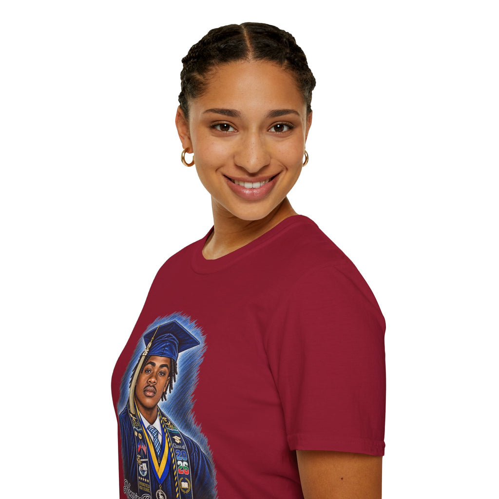 Portrait Front and Back - In Memory of Pierre Damas Bel T-Shirt