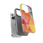 Colorful Geometric Tough Phone Case for iPhone