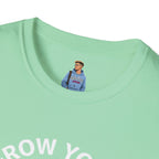 Grow Your Own Way Trans Pride Unisex T-Shirt - Floral Design for Garden Lovers