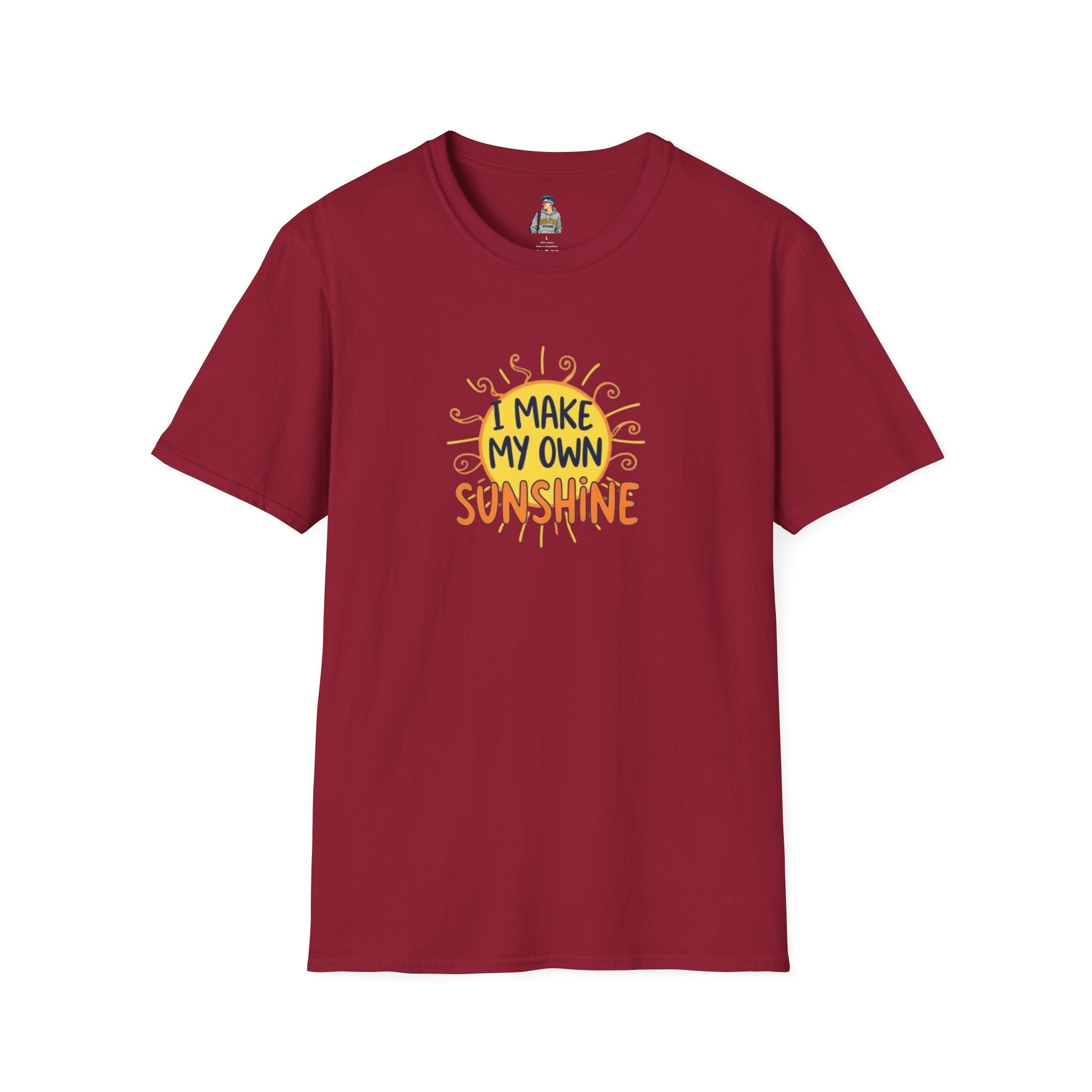 I Make My Own Sunshine Unisex Softstyle T-Shirt - Positive Vibes Apparel