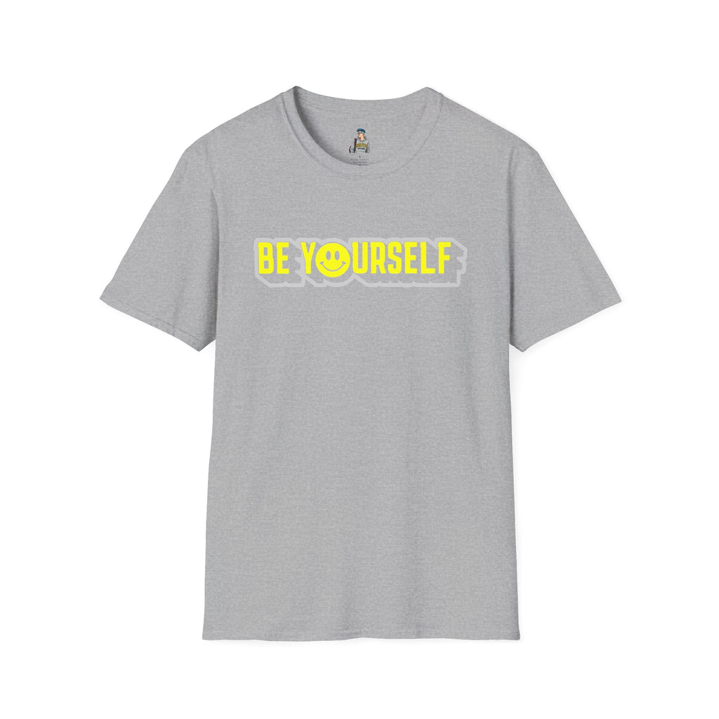 Be Yourself Smiley Unisex Softstyle T-Shirt