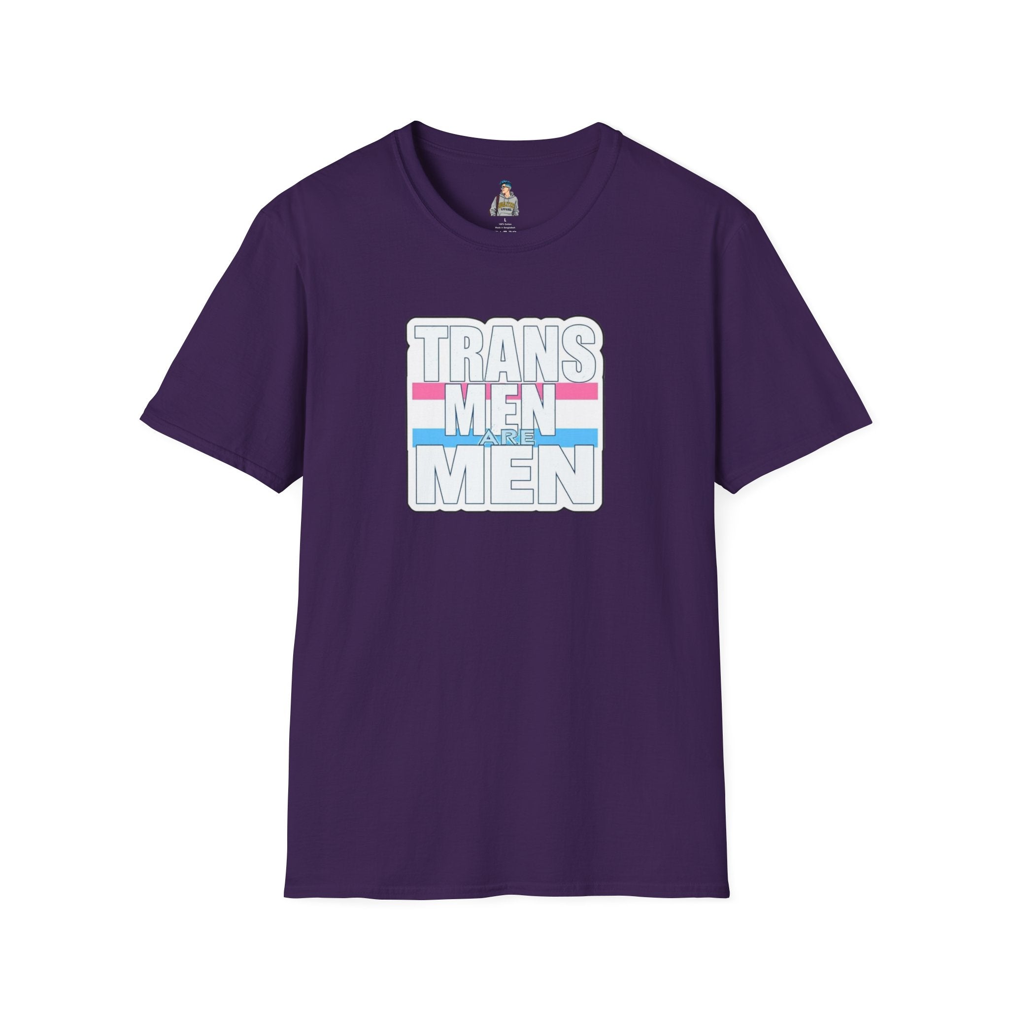 Unisex Softstyle T-Shirt - 'Trans Men Are Men' Statement Tee