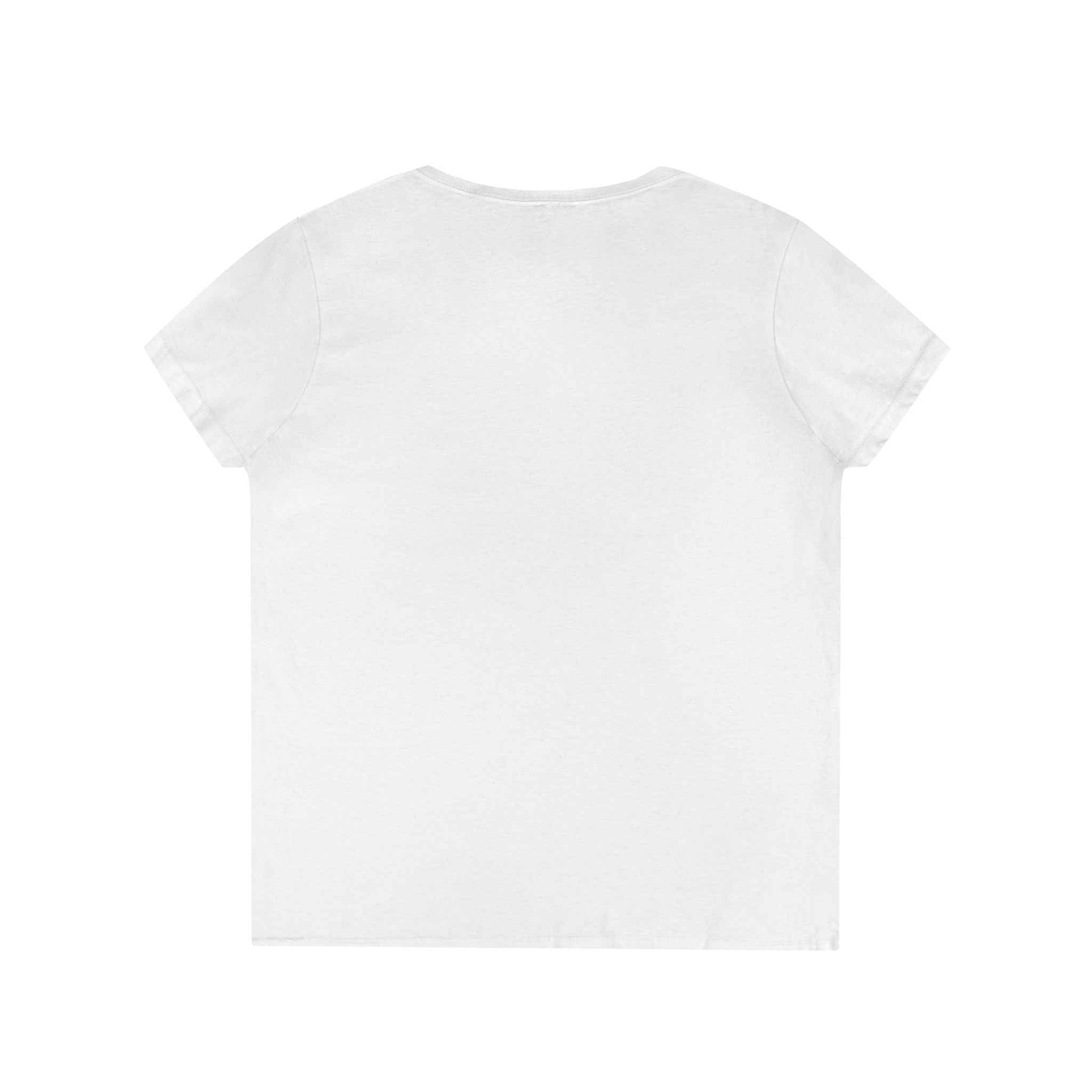 #ICE OUT Ladies' V-Neck T-Shirt — Trendy Hashtag Graphic Tee