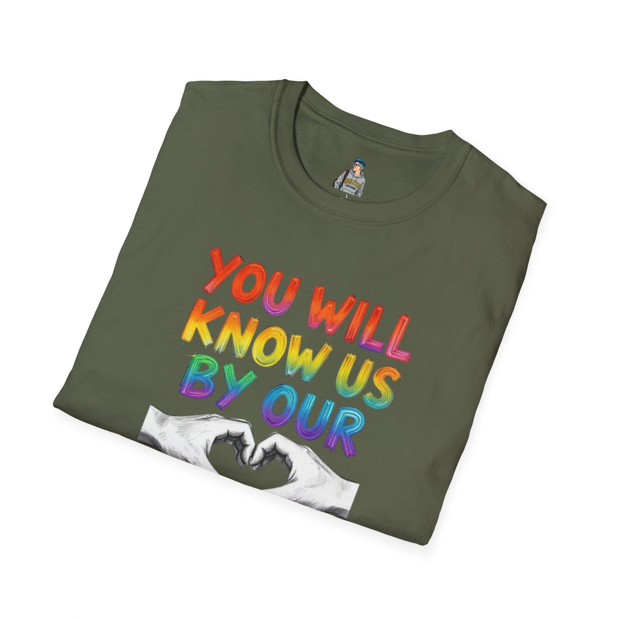 You Will Know Us By Our Love T-Shirt — Queer Inclusion Pride Tee