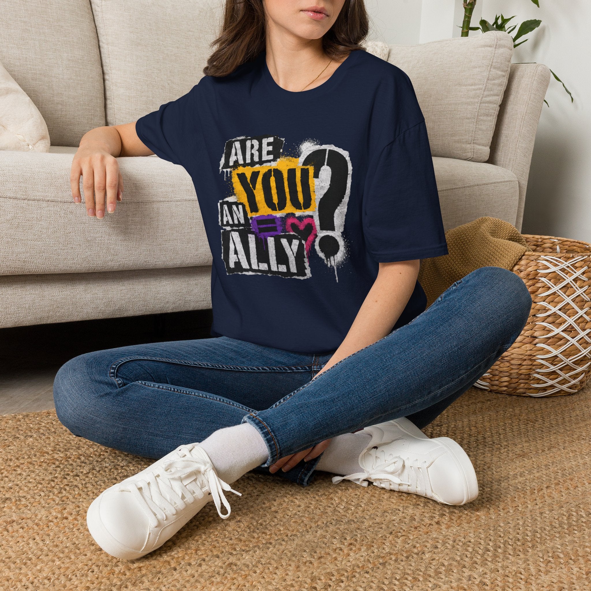 Are You An Ally? Graphic T‑Shirt — Pride & Allyship Tee