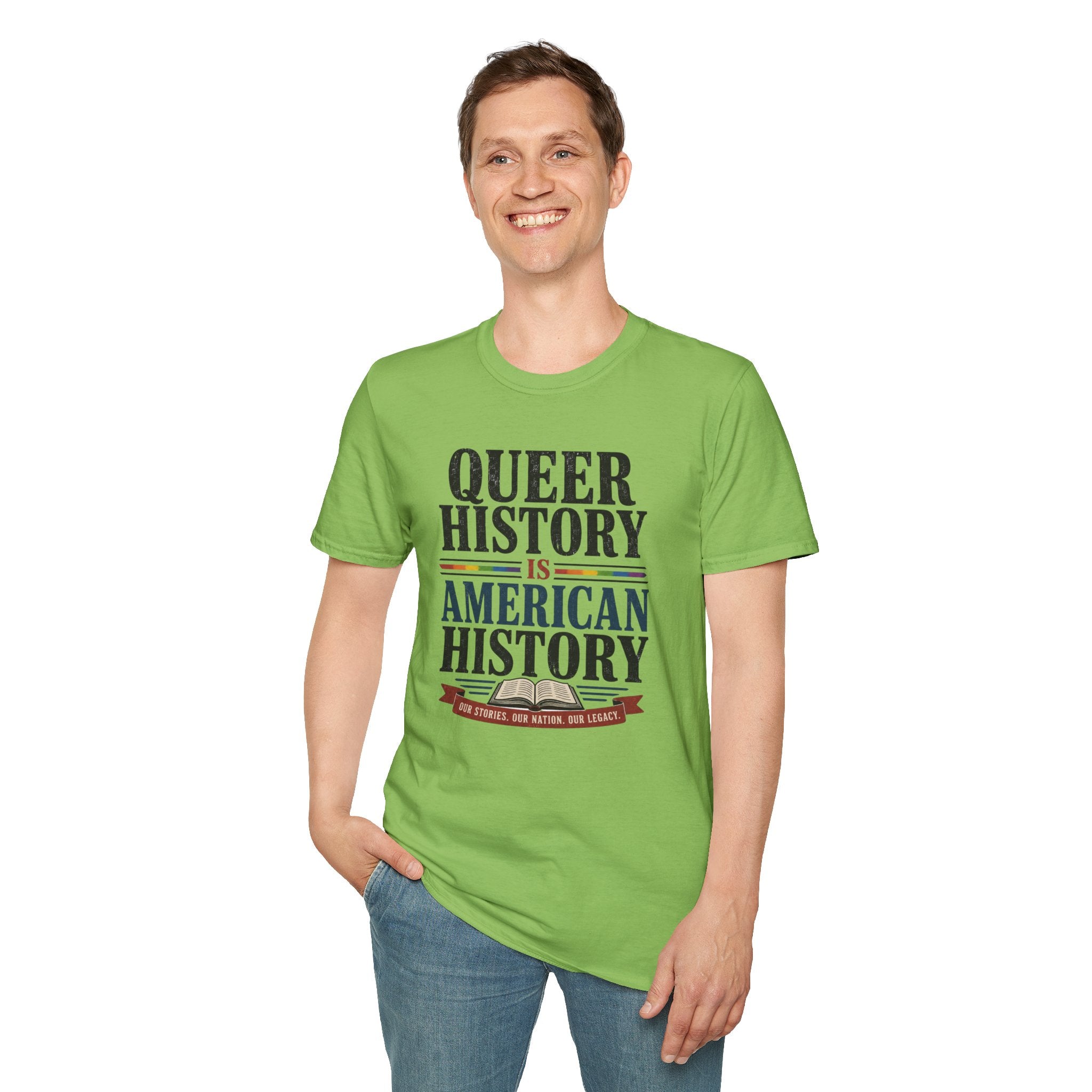 Queer History Is American — Graphic T-Shirt