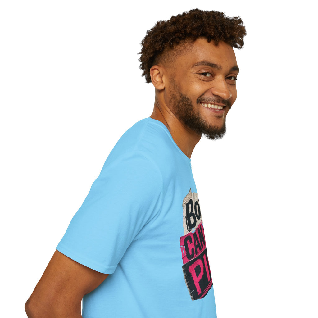 Boys Can Wear Pink T-Shirt — Bold Retro Feminist Graphic Tee