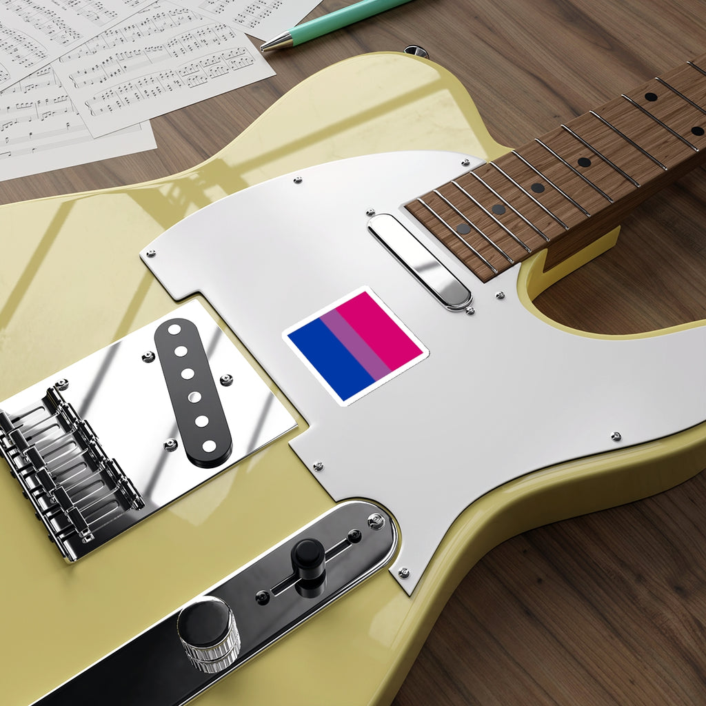 Die-Cut Stickers - Bisexual Pride Flag