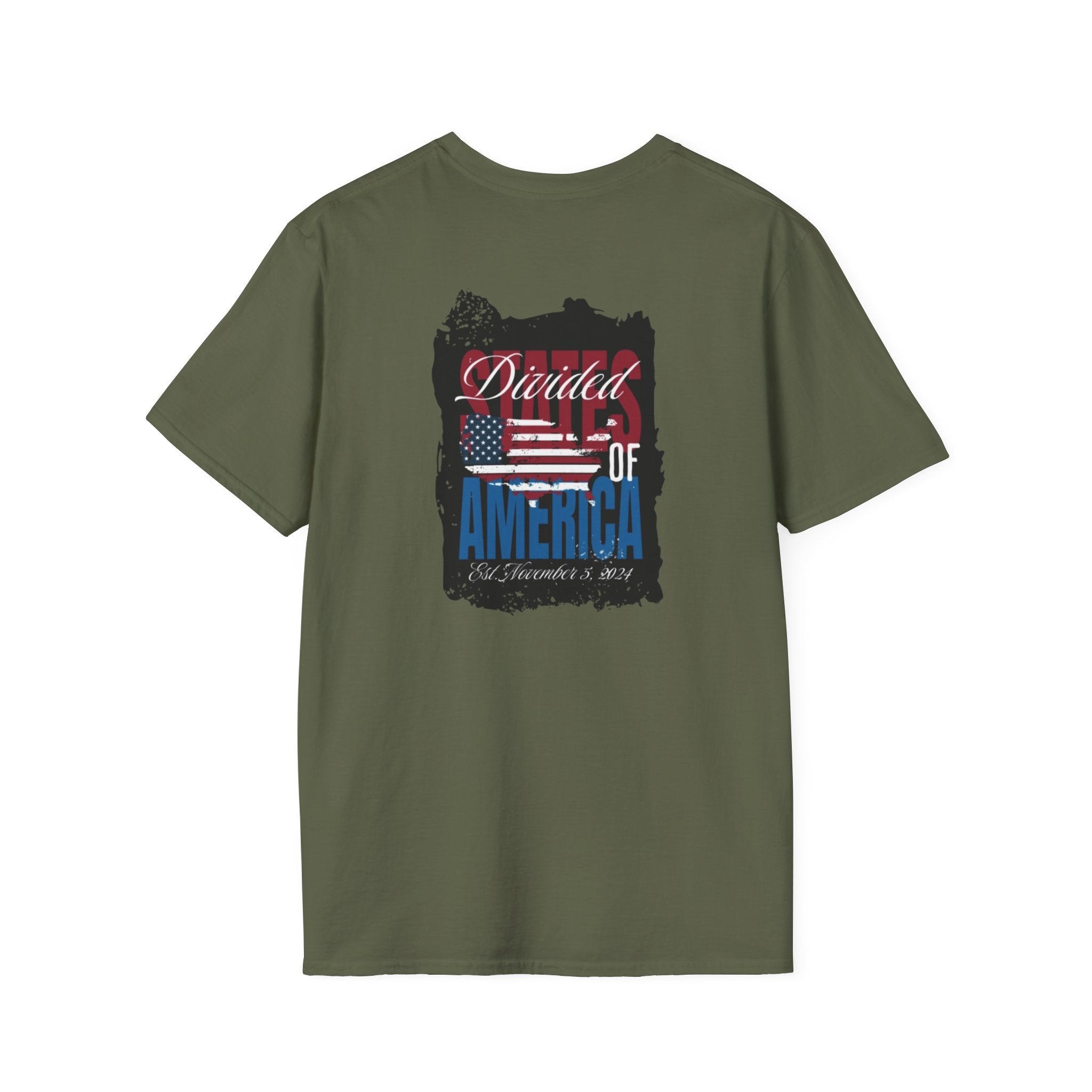 Divided States of America Graphic Tee Softstyle Unisex T-Shirt