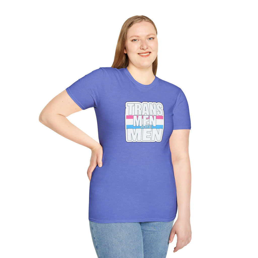 Unisex Softstyle T-Shirt - 'Trans Men Are Men' Statement Tee
