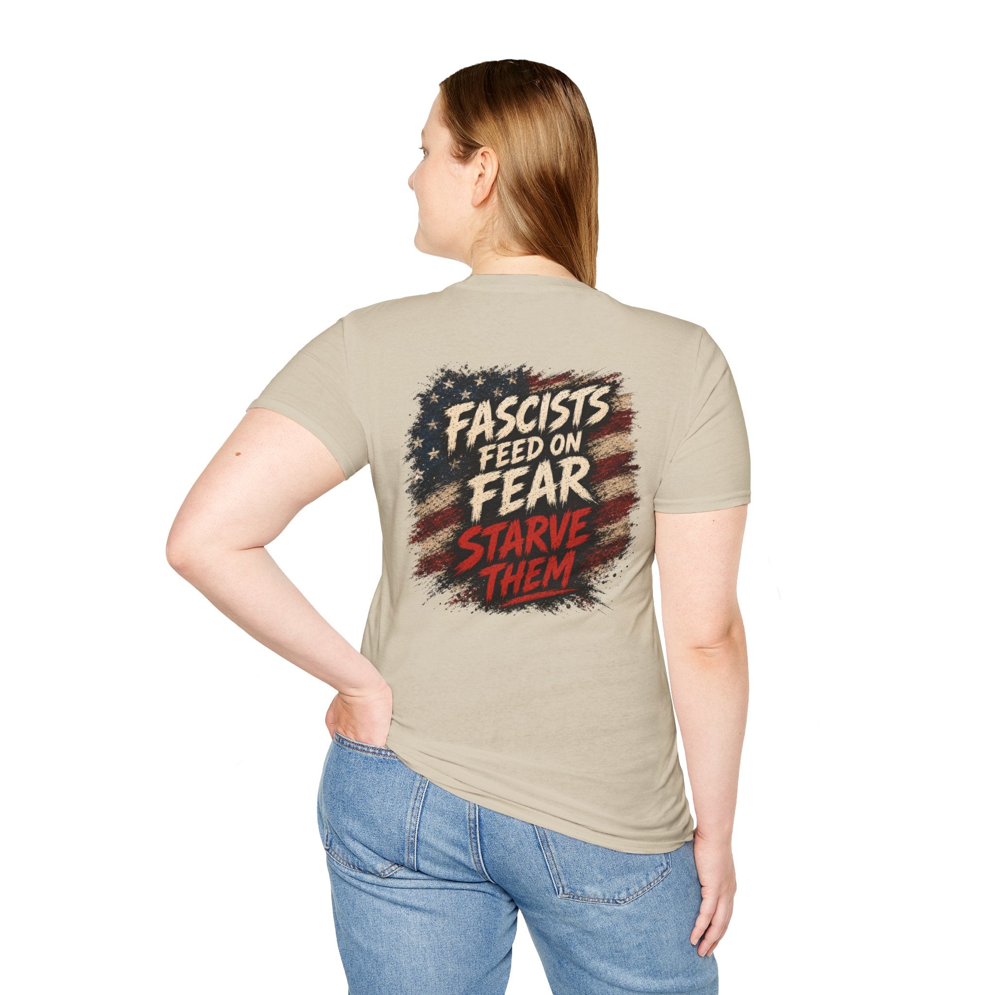 Patriots Don’t Stand For This T-Shirt — Statue of Liberty & Distressed Flag Graphic