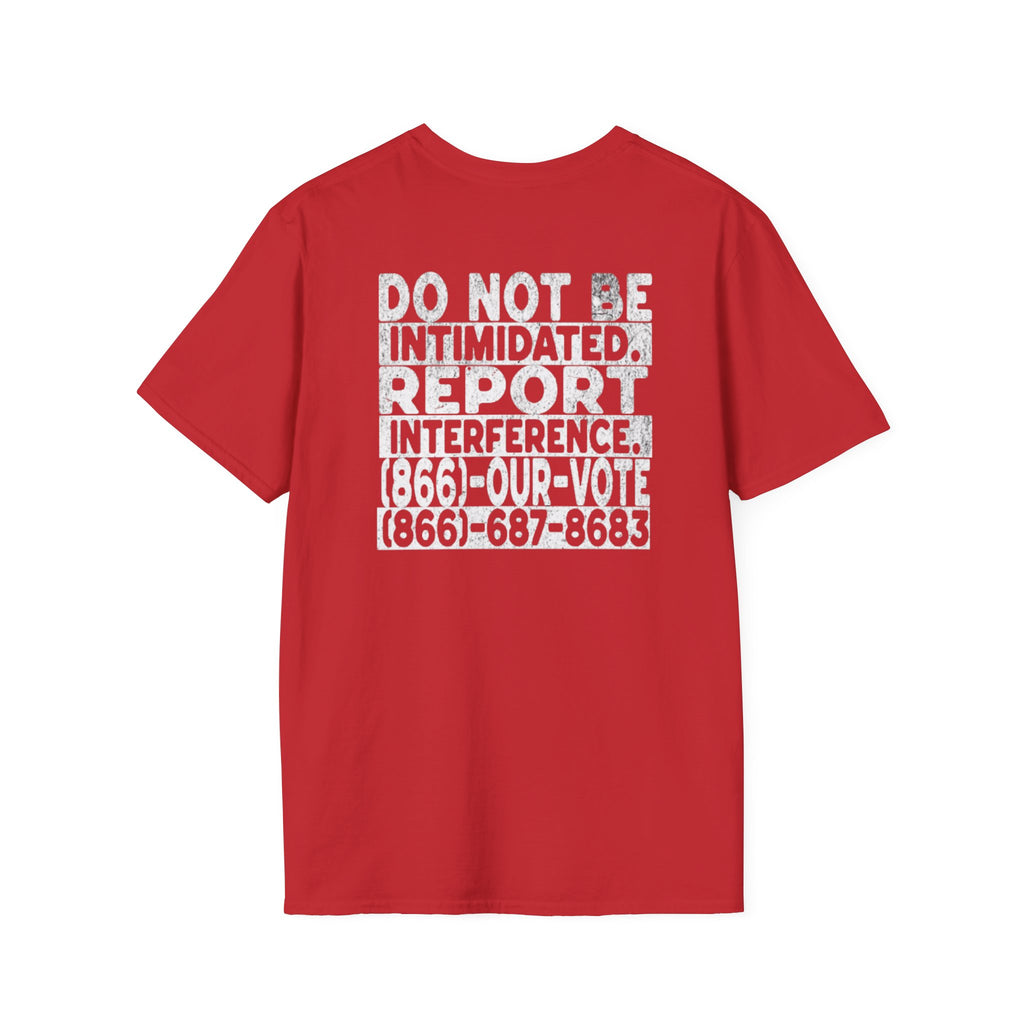 Do Not Be Intimidated Know Your Rights Voting Tee-English