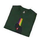 Unisex Softstyle T-Shirt - LGBTQ+ Empowerment T-Shirt: Conversion Therapy is Torture & We All Belong