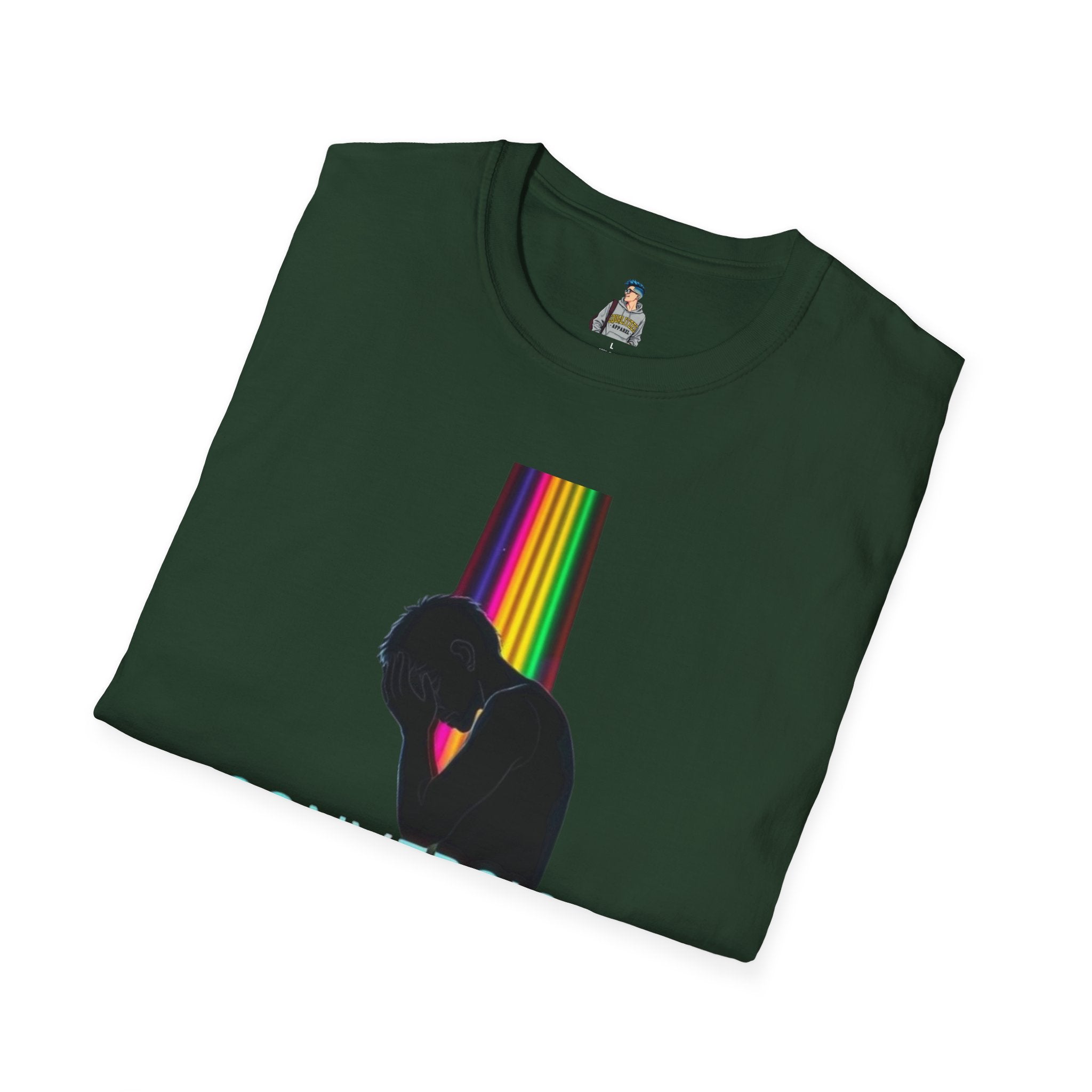 Unisex Softstyle T-Shirt - LGBTQ+ Empowerment T-Shirt: Conversion Therapy is Torture & We All Belong