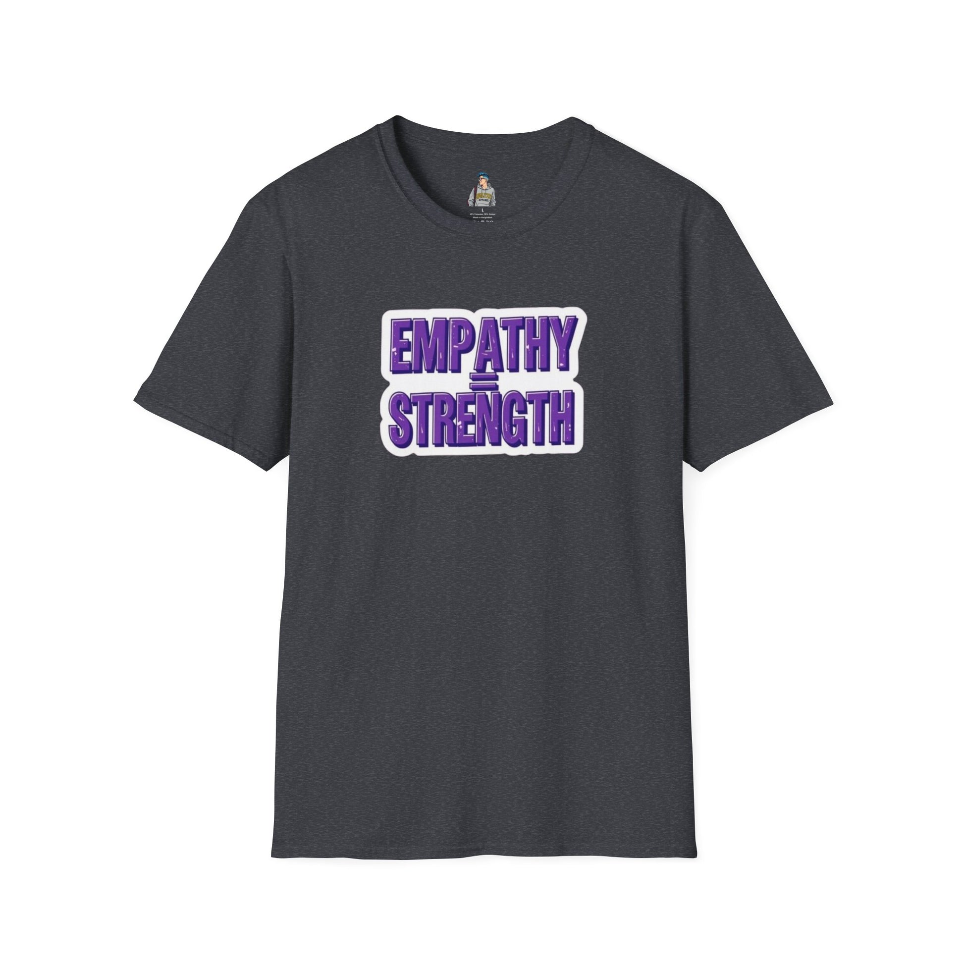 Empathy Equals Strength Unisex Softstyle T-Shirt - Inspirational Apparel for Everyday Comfort