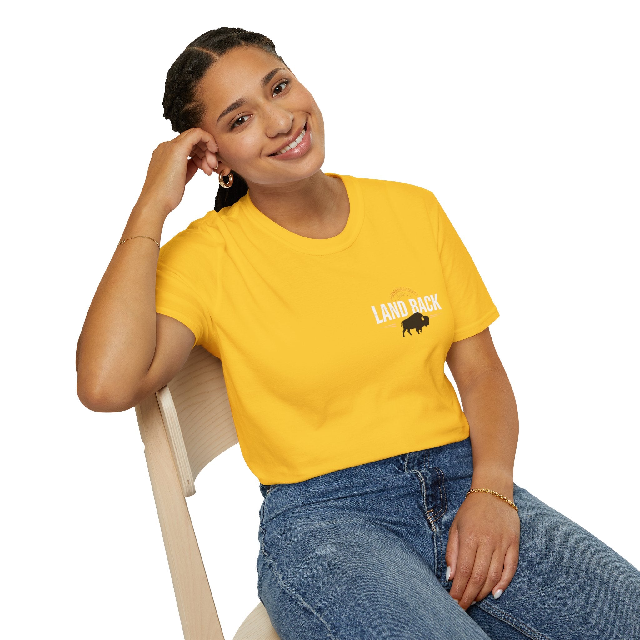 'Land Back' Unisex Softstyle T-shirt