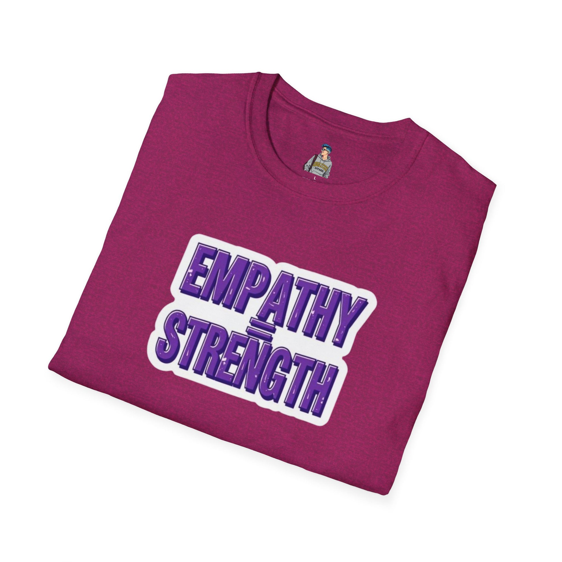 Empathy Equals Strength Unisex Softstyle T-Shirt - Inspirational Apparel for Everyday Comfort