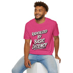 Radicalized by Basic Decency T-Shirt | Social Justice Slogan Shirt