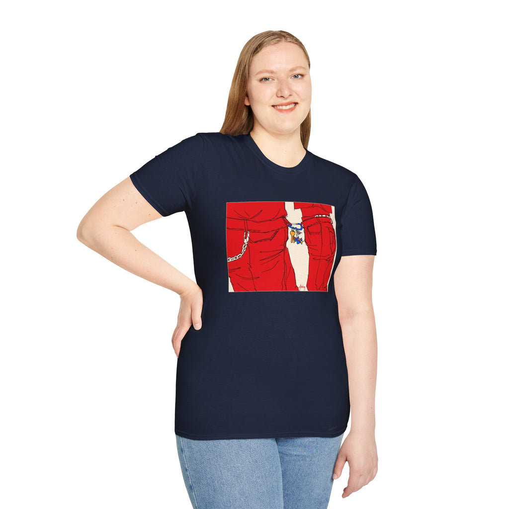 Red Jeans by Audrey Pride Tree Las Vegas T-Shirt