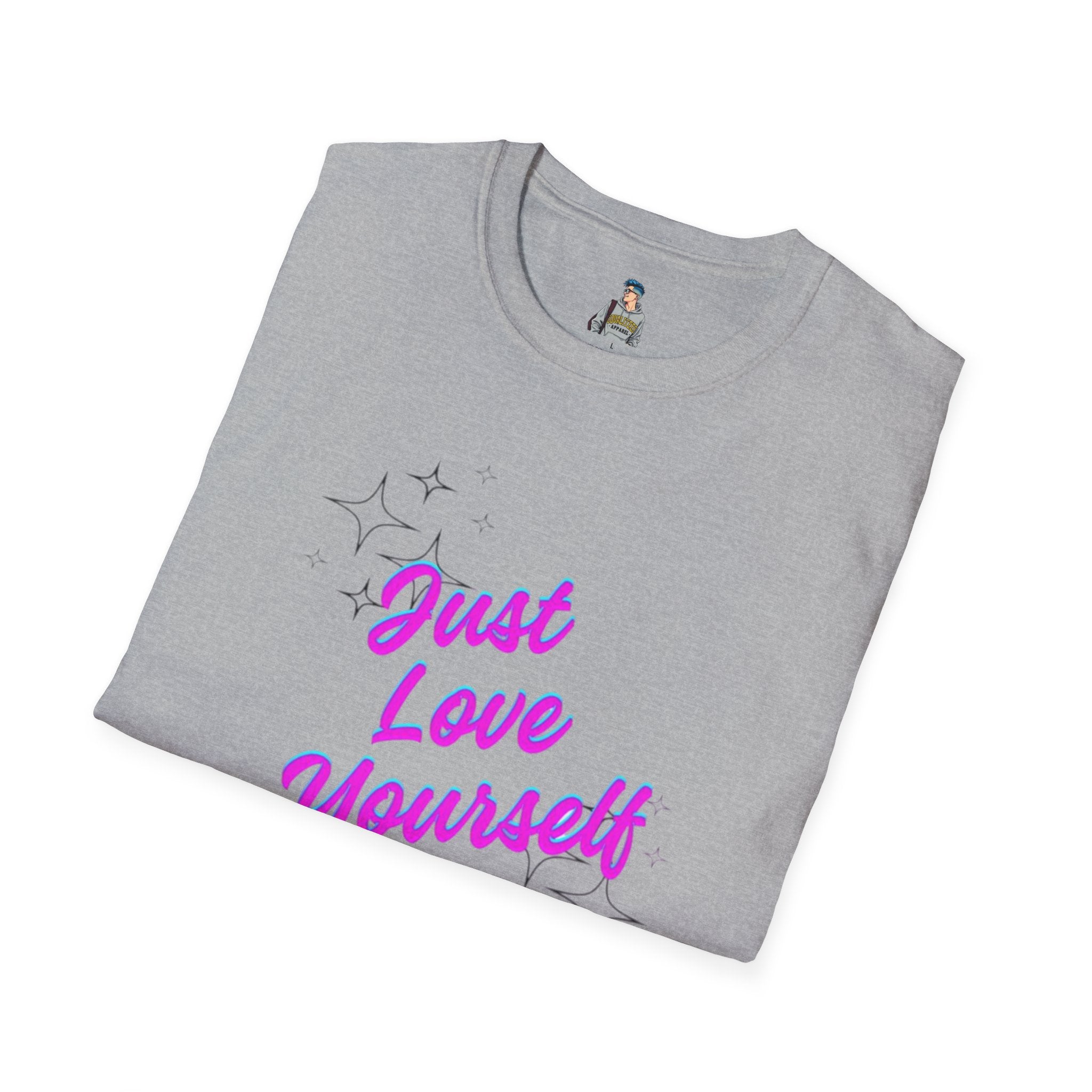 Just Love Yourself Unisex Softstyle T-Shirt - Motivational Tee for Self-Love