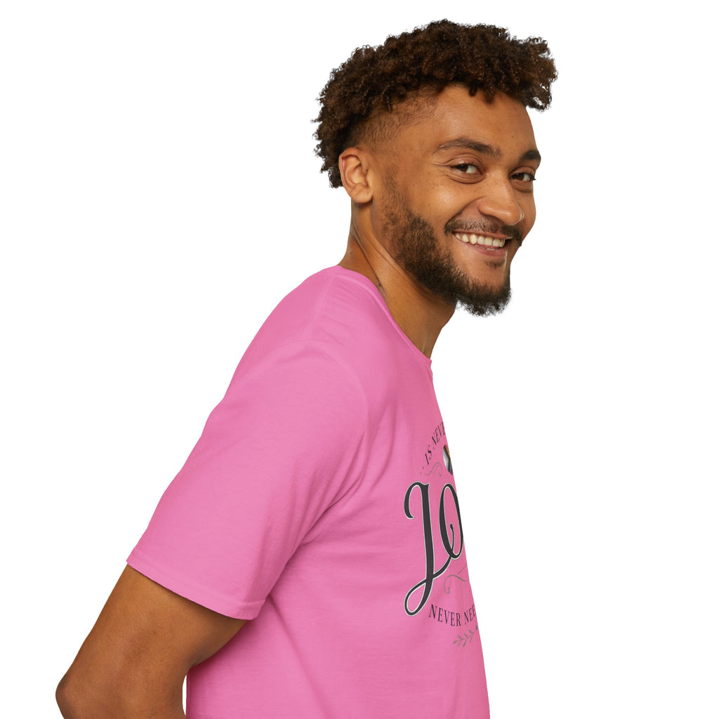 Love Is Never Wrong T-Shirt — LGBTQ+ Pride Heart Tee