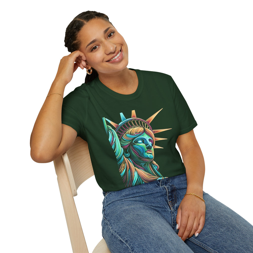 Lady Liberty - Softstyle Unisex T-Shirt