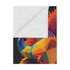 Fractal Bison Microfiber Blanket
